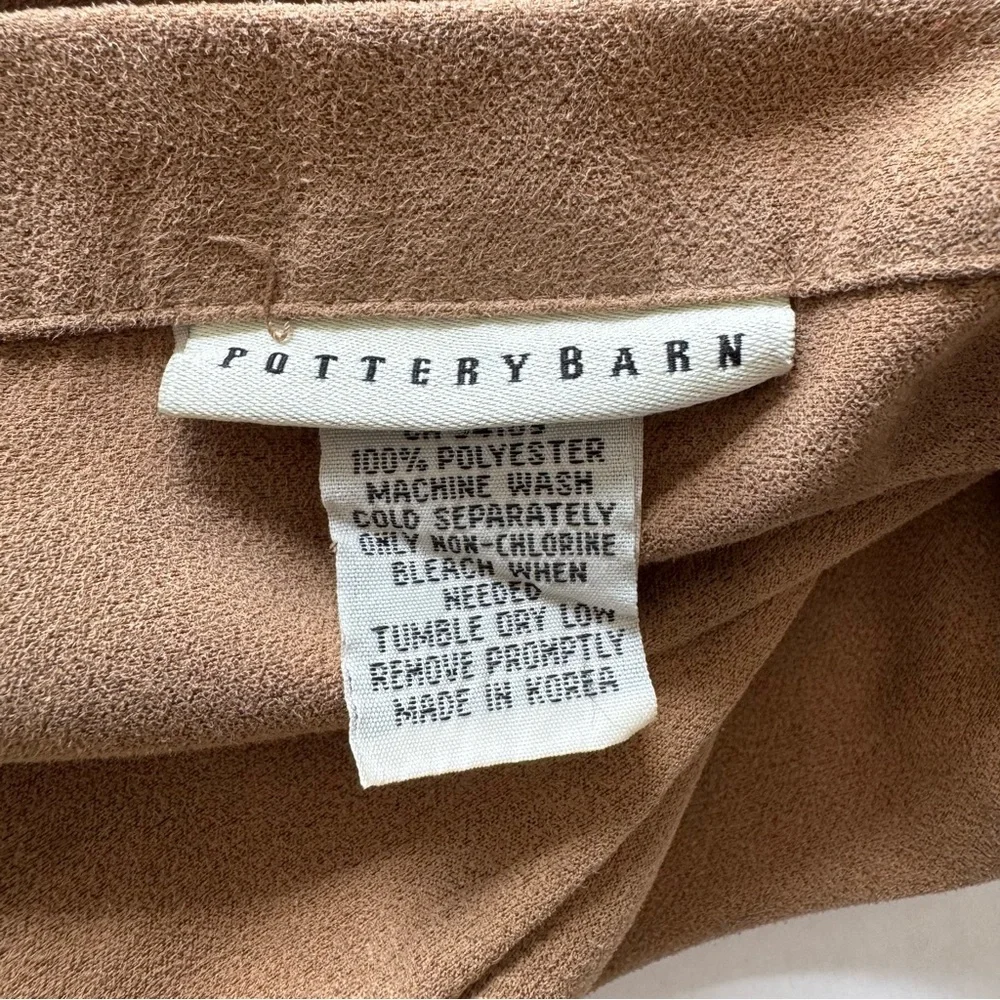 Pottery Barn Faux Suede Pillow Shame